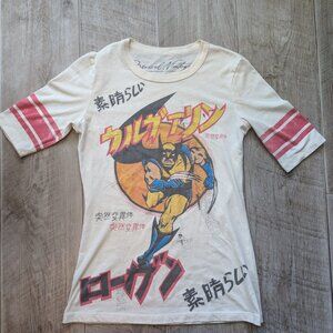 Wolverine Marvel Vintage 2009 Women’s Medium Graphic Tee Crew Neck T Shirt